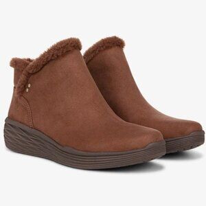 Ryka Nimbus Weatherproof Women's Ankle Boots In cacoa Brown